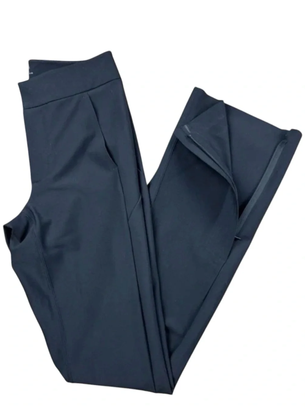 ATHLETA Black Stellar Flare Trouser Women’s 14 Athleisure Convertible Pants NWOT